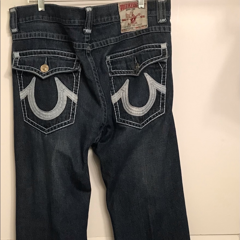 True Religion Men’s Blue Jeans Joey Super T